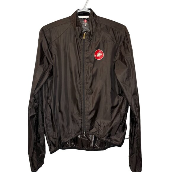 Castelli Squadra ER zip-up cycling jacket black men's size M - Picture 2 of 4